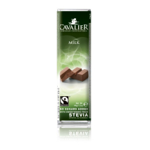 Baton Cavalier z czekolady mlecznej słodzony stewią, bez cukru 44g