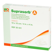 Suprasorb® A - 10cm x 10cm - 1 sztuka - opatrunek jałowy z włókien algianów wapnia