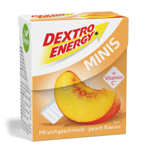 Glukoza DEXTRO ENERGY Minis o smaku brzoskwiniowym 50g (33 pastylki)