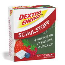 Glukoza DEXTRO ENERGY Minis o smaku owoców leśnych 50g (33 pastylki)