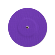 Plastry ochronne, okrągłe na sensor FreeStyle Libre 2 - 5 szt. kolor fioletowy