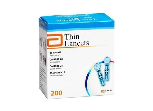 Lancety Thin (Optium Xido) 200 sztuk